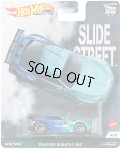 画像1: 2021 HW CAR CULTURE "SLIDE STREET" 【PANDEM SUBARU BRZ (FALKEN)】LT.GREEN-BLUE/RR