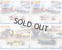 画像1: 【送料無料】【仮予約】PRE-ORDER - HW CAR CULTURE - TEAM TRANSPORT 【Nアソート (4個入り）】'21 TOYOTA GR SUPRA(x2個)/CORVETTE C8.R/VOLKSWAGEN ID R(11月上旬入荷予定）