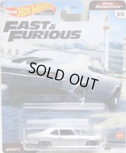 画像1: 2021 HW PREMIUM FAST & FURIOUS "FAST SUPERSTARS" 【'70 CHEVY NOVA SS】SILVER/RR