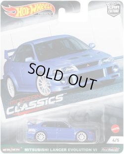 画像1: 2021 HW CAR CULTURE "MODERN CLASSICS" 【MITSUBISHI LANCER EVOLUTION VI】BLUE/RR