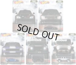 画像1: 2021 HW PREMIUM FAST & FURIOUS 【Nアソート"FURIOUS FLEET" (5種セット）】HONDA S2000/DODGE CHARGER SRT HELLCAT WIDEBODY/CUSTOM MUSTANG/LAND ROVER DEFENDER 90/JEEP GLADIATOR