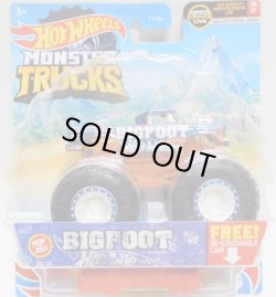 画像1: 2021 HW MONSTER TRUCKS! 【BIGFOOT FIRESTONE】 RACE TEAM BLUE (includes RE-CRUSHABLE CAR)(予約不可）