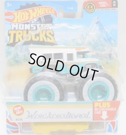 画像1: 2021 HW MONSTER TRUCKS! 【WRECKREATIONAL】 WHITE-MINT (includes RE-CRUSHABLE CAR)(予約不可）