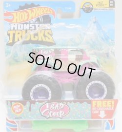 画像1: 2021 HW MONSTER TRUCKS! 【1 BAD SCOOP(DAIRYDELIVERY)】 MINT (includes RE-CRUSHABLE CAR)(予約不可）