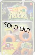 2021 HW MONSTER TRUCKS! TARGET EXCLUSIVE GLOW IN THE DARK【BONE SHAKER】 YELLOW (予約不可）