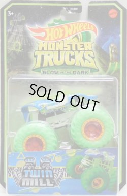 画像1: 2021 HW MONSTER TRUCKS! TARGET EXCLUSIVE GLOW IN THE DARK【TWIN MILL】 BLUE (予約不可）