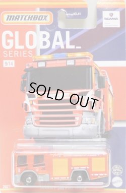画像1: 2021 MATCHBOX GLOBAL SERIES 【SCANIA P 360 FIRE TRUCK】RED (予約不可）