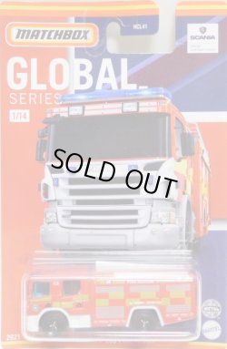 画像1: 2021 MATCHBOX GLOBAL SERIES 【SCANIA P 360 FIRE TRUCK】RED (予約不可）