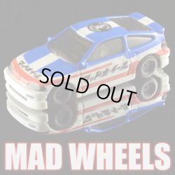 画像1: MAD WHEELS (マッドホイール） 【"Spencer CYBER CR-X" '88 HONDA CR-X (カスタム完成品)】WHITE-BLUE/RR（送料サービス適用外） 