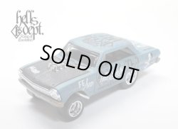 画像1: HELLS DEPT 2021 - カツヌマ製作所 【1963 CHEVY NOVA (カスタム完成品）】サビ-FLAT BLACK-PALE BLUE/RR （送料サービス適用外）