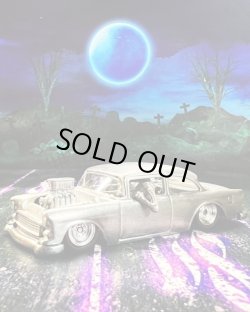 画像2: HELLS DEPT 2022 "HELLS DEPT 12th ANNIVERSARY" 【THUG LIFE ('55 CHEVY BEL AIR GASSER LOWRIDER)（カスタム用キット）】  WHITE METAL MADE（送料サービス適用外）
