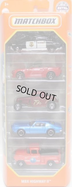 画像1: 2022 MATCHBOX 5PACK 【MBX HIGHWAY II】1951 Hudson Hornet/'16 Chevy Camaro Convertible/'33 Ford Coupe/1971 Pontiac Firebird Formula/1957 GMC Stepside