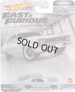 画像1: 【仮予約】PRE-ORDER -  2022 RETRO ENTERTAINMENT "FAST & FURIOUS" 【'70 CHEVROLET NOVA SS】SILVER/RR (6月中旬入荷予定）