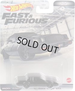 画像1: 【仮予約】PRE-ORDER -  2022 RETRO ENTERTAINMENT "FAST & FURIOUS" 【'87 BUICK REGAL GNX】BLACK/RR (6月中旬入荷予定）