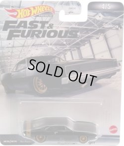 画像1: 【仮予約】PRE-ORDER -  2022 RETRO ENTERTAINMENT "FAST & FURIOUS" 【'68 DODGE CHARGER】FLAT BLACK/RR (6月中旬入荷予定）