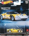 2022 HW CAR CULTURE "EXOTIV ENVY" 【'69 ALFA ROMEO 33 STRADALE】YELLOW/RR