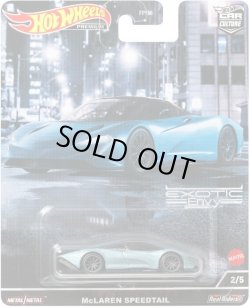 画像1: 【仮予約】PRE-ORDER - 2022 HW CAR CULTURE "EXOTIV ENVY" 【McLAREN SPEEDTAIL】SILVERBLUE/RR(9月末入荷予定）