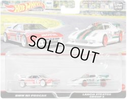 画像1: 【仮予約】PRE-ORDER - 2022 HW CAR CULTURE "PREMIUM 2PACK" 【BMW M1 プロカー／ランチア ストラトス グループ5】WHITE/RR(10月中旬入荷予定)