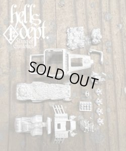 画像1: HELLS DEPT 2022  【スーパーボーンシェイカー・カスタムキット (カスタム用キット)】  WHITE METAL MADE（送料サービス適用外）