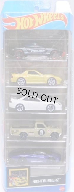 画像1: 2022 5PACK 【NIGHTBURNERZ】Alpha Pursuit/'89 Mazda Savanna RX-7 FC3S/'98 Honda Prelude/Datsun 620/McLaren Speedtail