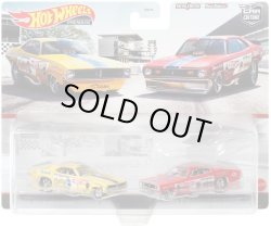 画像1: 2022 HW CAR CULTURE "PREMIUM 2PACK" 【'72 プリマス クーダ FC / プリマス ダスター ファニーカー】YELLOW-RED/RR