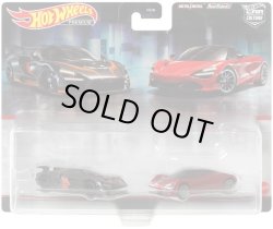 画像1: 2022 HW CAR CULTURE "PREMIUM 2PACK" 【マクラーレンセナ / マクラーレン 720S】BLACK-RED/RR