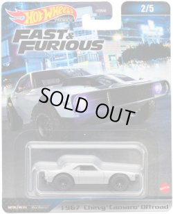 画像1: 2023 HW FAST & FURIOUS (ワイルド・スピード) 【1967 CHEVY CAMARO OFFROAD】 FLAT LT.GRAY/RR