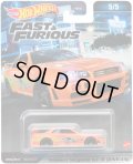 2023 HW FAST & FURIOUS (ワイルド・スピード) 【NISSAN SKYLINE GT-R (BNR34)】 ORANGE/RR（お一人様1点まで）