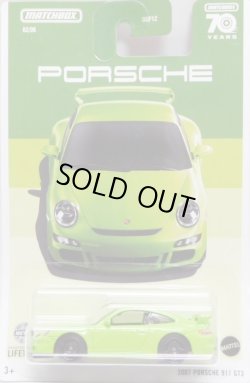 画像1: マッチボックス テーマ アソート "PORSCHE" 【2007 PORSCHE 911 GT3】LT.GREEN