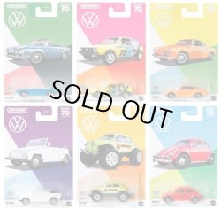 画像1: 【マッチボックス 2023 テーマ アソート "VOLKSWAGEN" 10個入り (国内流通版)】 1962 フォルクスワーゲン ビートル/TYPE34 カルマンギア/1962 カルマンギア/1976 ゴルフ GTI  MK1/ビートル 4X4/1974 タイプ 181