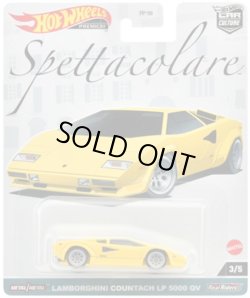 画像1: 2023 HW CAR CULTURE "スペッタコラーレ" 【LAMBORGHINI COUNTACH LP 5000 QV】YELLOW/RR (7月下旬入荷予定)