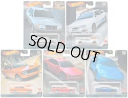 画像1: 2023 HW CAR CULTURE【"キャニオン・ウォリアーズ" 5種セット】MERCEDES-BENZ 500 E/'87 FORD SIERRA COSWORTH/'73 VOLVO 142 GL/'01 BMW M5/'89 PORSCHE 944 TURBO