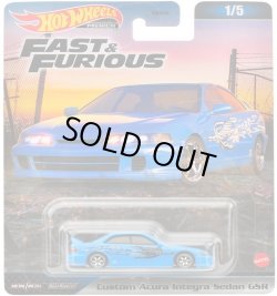 画像1: 2023 HW FAST & FURIOUS (ワイルド・スピード) 【カスタム アキュラ インテグラ セダン GSR】 LT.BLUE/RR