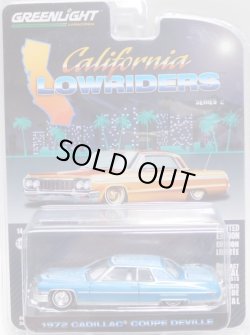 画像1: 2023 GREENLIGHT CALIORNIA LOWRIDERS SERIES 2 【1972 CADILLAC COUPE DEVILLE 】BLUE