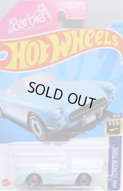 画像1: 【"BARBIE THE MOVIE" 1956 CORVETTE】FLAT LT.BLUE/DD (NEW CAST)