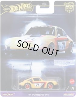 画像1: 2024 HW CAR CULTURE "エキゾチック・エンヴィー" 【’71ポルシェ911】YELLOW/RR