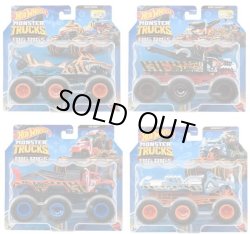 画像1: 【仮予約】PRE-ORDER - 2024 HW MONSTER TRUCKS! 【モンスタートラック トランスポーター Bアソート (4個入り）】(2024年5月上旬入荷予定）