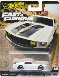 画像1: 2024 HW FAST & FURIOUS (ワイルド・スピード) 【1969 フォード マスタング ボス 302】WHITE/RR
