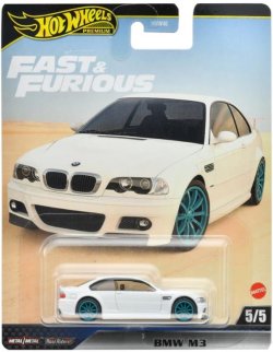 画像1: 【仮予約】PRE-ORDER - 2024 HW FAST & FURIOUS (ワイルド・スピード) 【BMW M3】WHITE/RR(2024年5月下旬入荷予定）