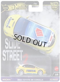 画像1: 2024 HW CAR CULTURE "スライド ・ストリート" 【2023 トヨタ GR カローラ】YELLOW/RR