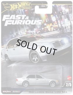 画像1: 2024 HW FAST & FURIOUS (ワイルド・スピード) 【メルセデス・ベンツ 500 SEL】LT.GRAY/RR