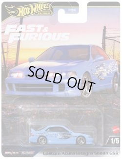 画像1: 2024 HW FAST & FURIOUS (ワイルド・スピード) 【カスタム アキュラ インテグラ セダン GSR】LT.BLUE/RR