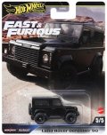 【仮予約】PRE-ORDER - 2024 HW FAST & FURIOUS (ワイルド・スピード) 【ランドローバー ディフェンダー 90】BLACK/RR(2024年6月下旬入荷予定）