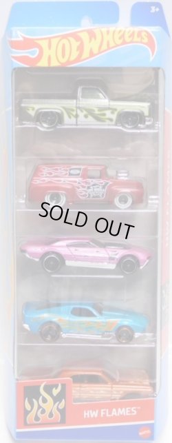 画像1: 2024 5PACK 【HW FLAMES】'83 Chevy Silverado/'56 Ford F-100/Muscle Speeder/Blvd. Bruiser/'64 Impala
