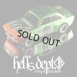 画像1: HELLS DEPT 2024 - DOUBLE LOSER[S] 【666Racing ALFAROMEO JULIA GTA (カスタム完成品）】GREEN/RR （送料サービス適用外）