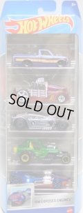 2024 5PACK 【HW EXPOSED ENGINES】Custom '72 Chevy LUV / Crate Racer / Lethal Diesel / Twin Mill III / '42 Willys MB Jeep(国内流通版)（予約不可）