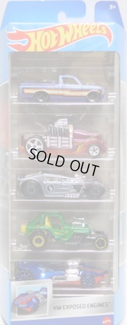 画像1: 2024 5PACK 【HW EXPOSED ENGINES】Custom '72 Chevy LUV / Crate Racer / Lethal Diesel / Twin Mill III / '42 Willys MB Jeep(国内流通版)（予約不可）