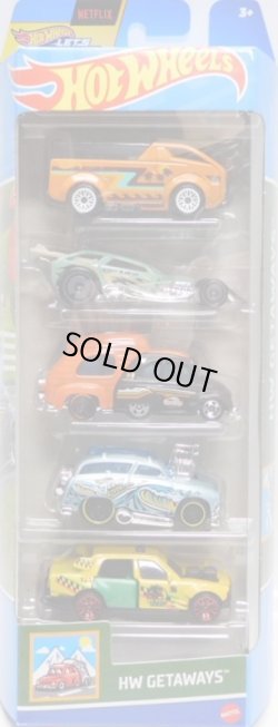 画像1: 2024 5PACK 【HW GETAWAYS】The Vanster / Surf Crate / RV There Yet / Surf 'N Turf / Time Attaxi(国内流通版)（予約不可）