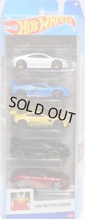 【US版】2024 5PACK 【HW MOTOR SHOW】'17 Acura NSX / Corvette C8.R / Aston Martin Vantage GTE / McLaren Senna / '20 Jaguar F-Type（予約不可）