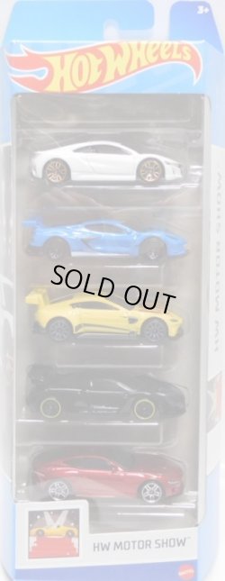 画像1: 【US版】2024 5PACK 【HW MOTOR SHOW】'17 Acura NSX / Corvette C8.R / Aston Martin Vantage GTE / McLaren Senna / '20 Jaguar F-Type（予約不可）